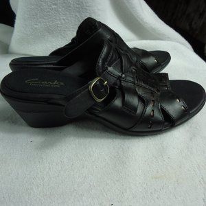 clarks bendables sandals black